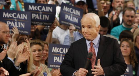 Senator John McCain of Arizona celebrated the contributions of immigrants yesterday on the campaign trail in Scranton, Pa.