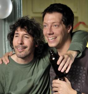 Steve Markle (left) and Jeff Kassel in FX's new comedy ''Testees.''