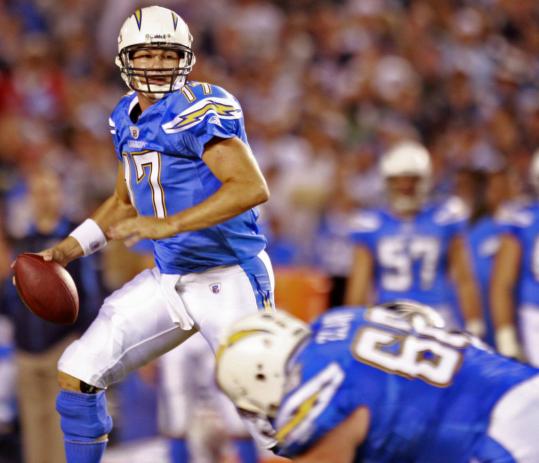 It may have seemed that Philip Rivers had all night to throw, but there was a good reason.