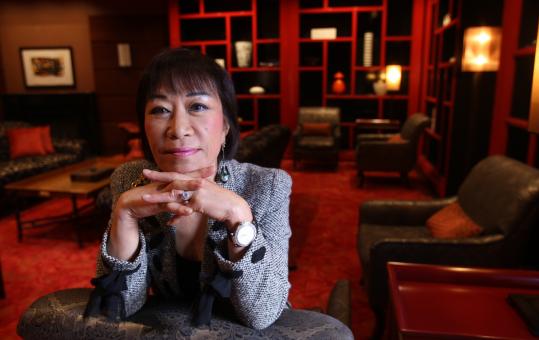 MILLENNIUM BOSTONIAN HOTEL: Jinnie Kim, the designer who oversaw the renovation of the hotel lobby, says the vivid color scheme would have been dismissed here five years ago.