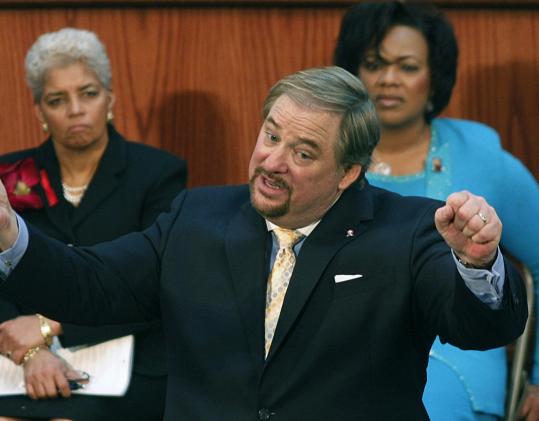 ''Martin Luther King was a mighty tool in the hand of God. But God isn't through,'' Rev. Rick Warren said yesterday at a service at Ebenezer Baptist Church honoring the civil rights leader.