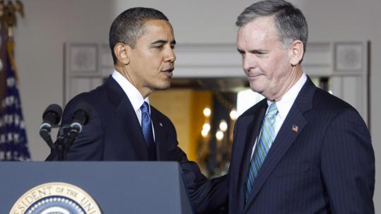 Senator Judd Gregg of New Hampshire accepted President Obama's nomination yesterday.