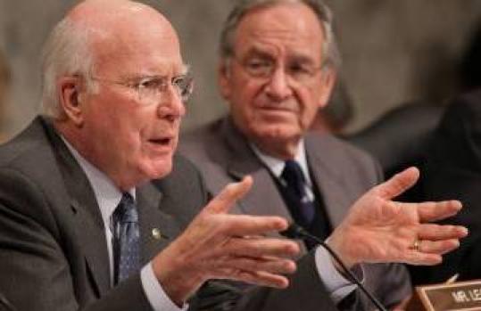 Senator Patrick Leahy (left) wants those responsible for the salmonella outbreak to go to jail.