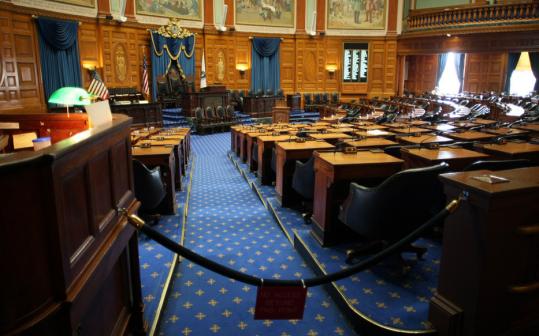 A lack of activity on legislation left the House chamber empty yesterday.
