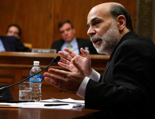 ''AIG exploited a huge gap in the regulatory system,'' Federal Reserve chairman Ben Bernanke said yesterday.