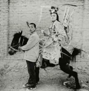 Liu Zheng's ''Warrior on Donkey, Longxian, Shaanxi Province'' is on display at Williams College.