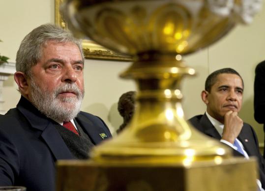 The proposal, which is strongly opposed by union leaders and some businesses, is politically problematic for President Obama, who met yesterday with President Luiz Inacio Lula da Silva of Brazil.