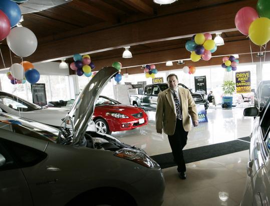 Toyota of Portsmouth owner Jim Boyle: ''When the economy comes back, I'll be rocking and rolling.''