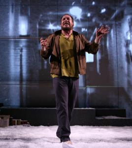 Bill Camp is in control yet completely free in the role of Underground Man at the Yale Repertory Theatre.