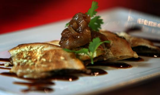 Duck and gouda quesadillas are two of the best offerings at Masa in Woburn.