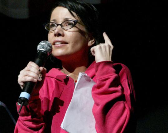 Janeane Garofalo (pictured in 2004) discussed topics that ranged from addictions to narcissism at the AltCom festival Friday.