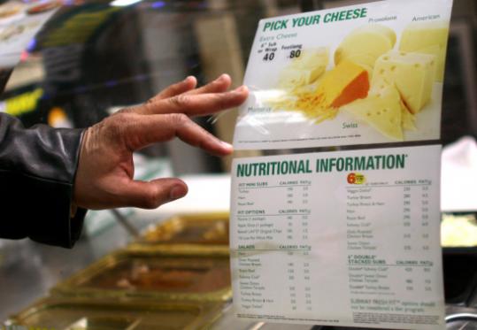 Calorie information has been posted at chain restaurants in New York since 2008.