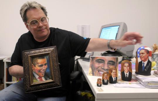 ''This is historic and you want something that feels like an heirloom,'' said Gary Rogers Wares, explaining why he has purchased original paintings of President Obama.