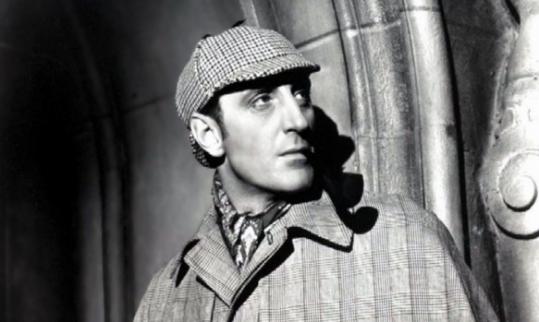 Basil Rathbone, the quintessential Holmes.