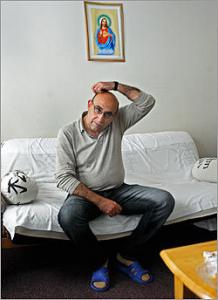 Iraqi immigrant and former US goverment translator Ihsan Yaqoob lives in a Chelsea apartment with his wife and two children.