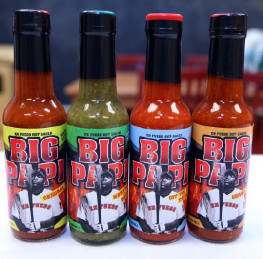 David Ortiz has received about $4.5 million in endorsements, including his own line of hot sauce.