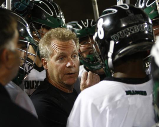 Chris Sweet will be giving instructions to Duxbury High’s boys’ lacrosse players next year after all.