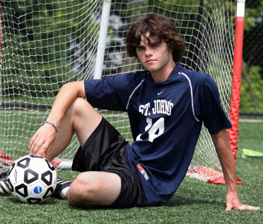 Jimmy O’Leary will be a starting sweeper/stopper for St. John’s Prep’s Eagles this fall.