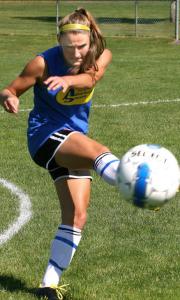 As a sophomore on Norwood High’s girls’ soccer team, Cory Ryan won Herget Division MVP honors in the Bay State Conference.