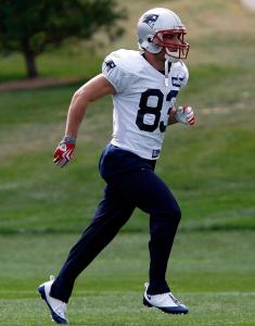 Wes Welker, who missed Sunday’s loss to the Jets, made it back onto the practice field yesterday.