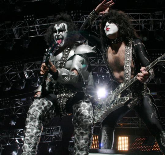 Gene Simmons (left) and Paul Stanley are the remaining original members of Kiss. Last week the band was nominated for induction to the Rock and Roll Hall of Fame.