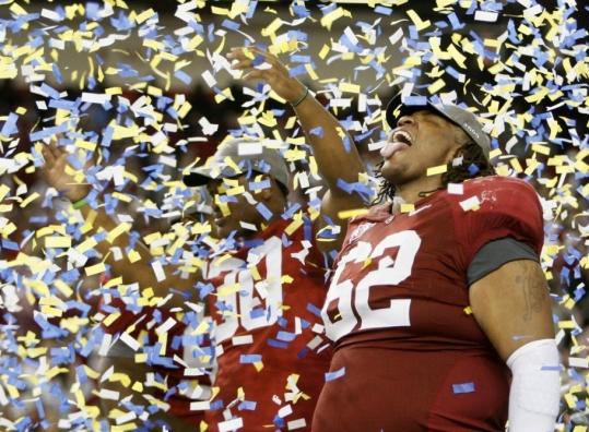 Beating rival Florida and winning the SEC championship game was a delicious development for Terrence Cody and his Alabama teammates.
