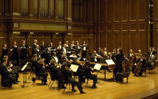 Music director Martin Pearlman (below) conducted Boston Baroque’s performance of Handel’s “Messiah’’ Friday at Jordan Hall.
