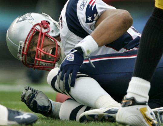 Former Patriot Rodney Harrison (above) knows what Wes Welker is going through with his serious knee injury.
