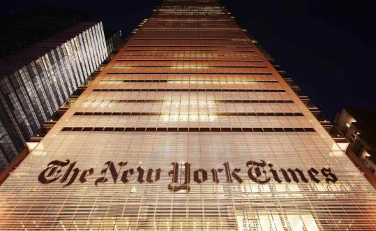Net income at The New York Times Co. tripled in the fourth quarter from the year before. The publishing company, which owns The Boston Globe, attributed part of the rise to its decision to raise the price of its papers and cut costs.