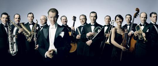 Max Raabe & Palast Orchester, making their Boston debut, were the first performers at the newly renovated Paramount Theatre.