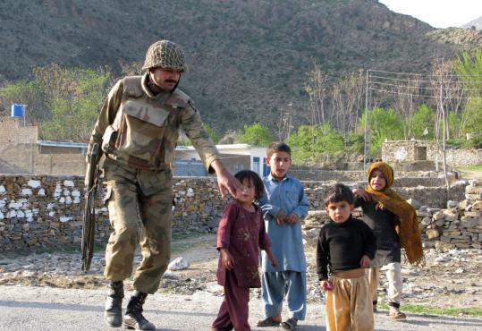 In   mountains not far from the village of Pirano, Taliban terrorists have   camps for child fighters. In this village, Pakistan is trying to give   some of the recruits back their childhoods.