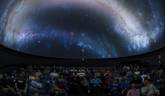 More than 500 planetariums were built in the heat of the space race, many of them with federal funding. Above, the planetarium at the McAuliffe-Shepard Discovery Center in Concord, N.H.