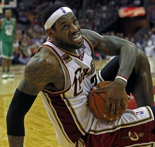 LeBron James and the Cavaliers were hit hard by the Celtics; James’s next move could decimate the franchise.
