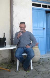 Winemaker Sophocles Vlassides of Vlassides Winery in Kilani.