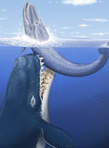 This  artist’s rendering depicts a frightening scene scientists say played out  12 million years ago in what is now Peru.