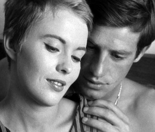 Jean Seberg and Jean-Paul Belmondo in “Breathless,’’ Jean-Luc Godard’s French New Wave classic.