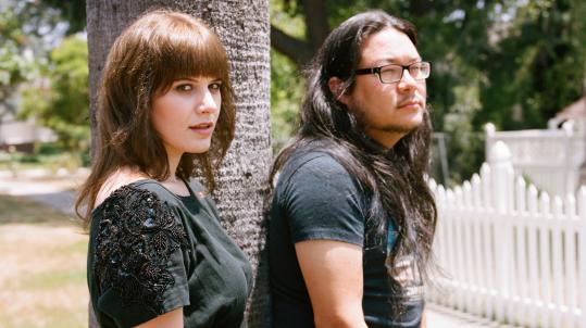 'I think I've wanted to do this since I was a little kid, but this is the first time I'm super psyched and passionate about what I'm doing,' says Best Coast singer-songwriter Bethany Cosentino (with bandmate Bobb Bruno). She lists California boys, Connie Francis, Stevie Nicks, and cats as her influences.