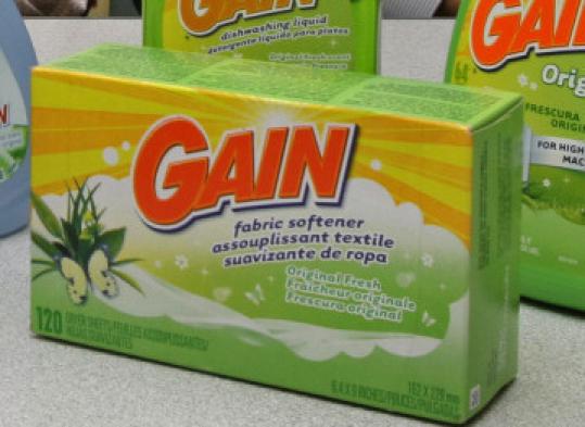 P&G’s campaign for Gain products, including this fabric softener, underscores its effort to court Hispanics.