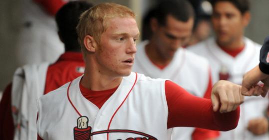Coming off brain surgery, Ryan Westmoreland (shown with the Spinners last year), spent time with his old team this week.