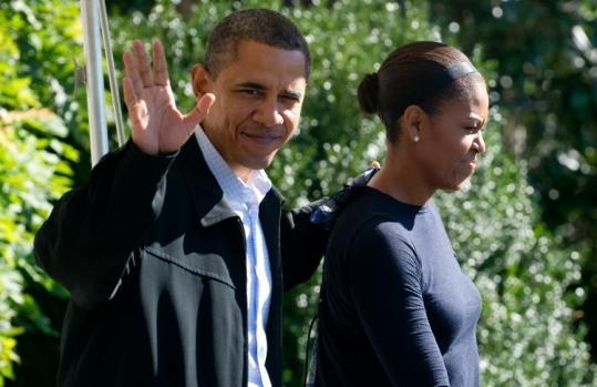 President Obama and Michelle Obama walked to Marine One yesterday before leaving for Camp David. The administration may issue a terror warning for US travelers in Europe.