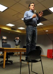 While it is difficult to classify Mitt Romney’s occupation, he played the role of author in March, at a Phoenix book signing.