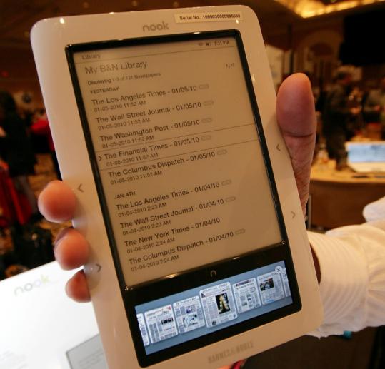 Barnes & Noble’s online sales were up 53 percent last quarter. Online sales have grown steadily since the Nook’s release in 2009.
