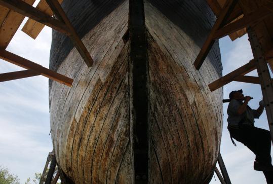 Restoration of Mystic Seaport’s Charles W. Morgan, the last surviving American wooden whaling ship, involves oak unearthed during an excavation in Charlestown.