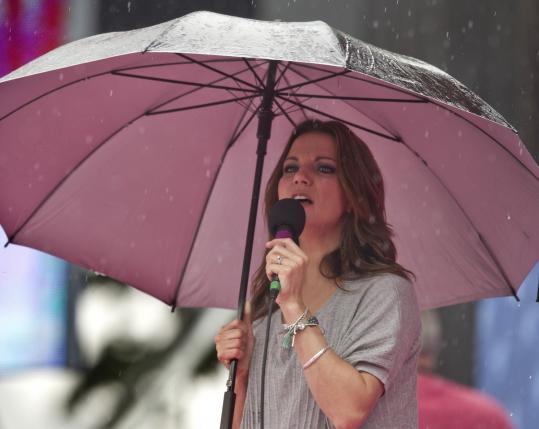Martina McBride rehearsed yesterday after Lionel Richie had to cancel.