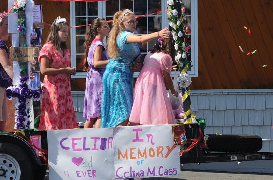 The annual Stewartstown Day event in New Hampshire gave residents a respite from grieving over the death of Celina Cass, 11.
