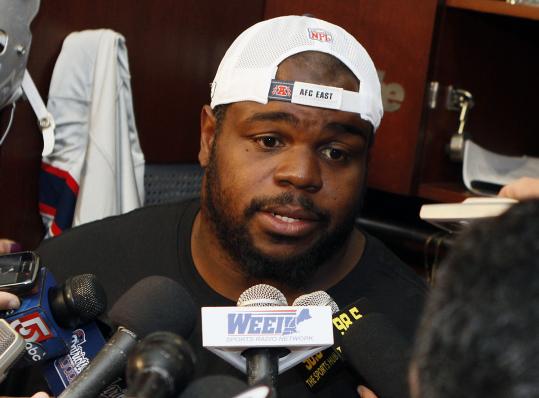 Vince Wilfork would prefer to talk about the Patriots season, not the Miami scandal in which he’s been named as a beneficiary.