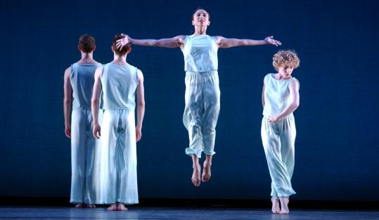 Members of the Mark Morris Dance Group in “V,’’ one of the choreographer’s four dances being performed at Jacob’s Pillow Dance Festival.