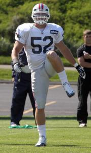 With Jerod Mayo expected to miss a number of games, Dane Fletcher (above) should see an increased role with the Patriots.
