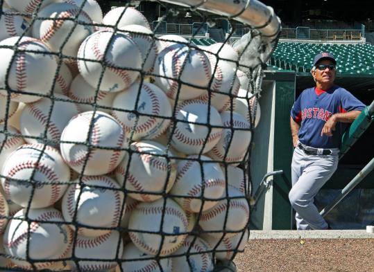 Red Sox manager Bobby Valentine oversaw a final workout before Thursday’s opener in Detroit.