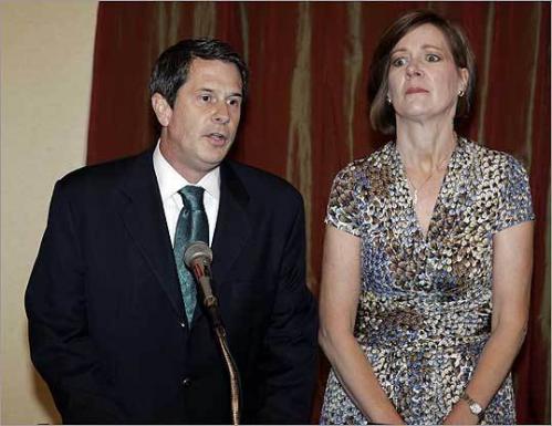Senator David Vitter, Republican of Louisiana, accompanied by his wife, Wendy Vitter, issued a public apology in Metairie, La., on July 16, 2007. Vitter was linked to a Washington escort service run by Deborah Jeane Palfrey, the so-called D.C. Madam.